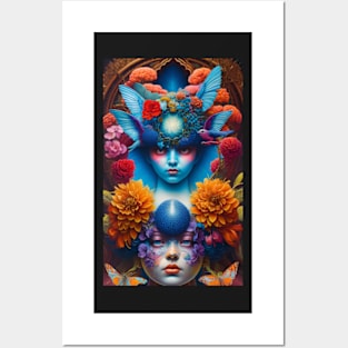 Mystical Maiden of the Blue Sea Posters and Art